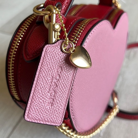 Coach Heart Crossbody In Colorblock & Charm - Picture 15 of 16